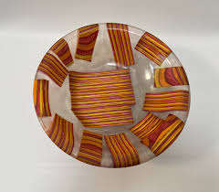 ชามสลัดไม้และเรซินกลมสำหรับตกแต่งผลไม้ชามสลัดทำจากไม้และเรซินสำหรับตกแต่งภายในที่ทำด้วยมืองานฝีมือ - Product Image 4