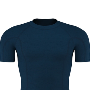 Quick dry compression <b>shirt</b> for men <b>moisture</b> <b>wicking</b> tight fit athletic workout t <b>shirt</b> - Product Image 6