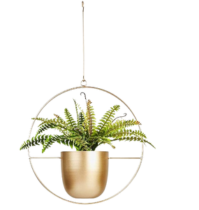 Jardinière à suspendre moderne et décorative pour la maison, intérieur et extérieur, vente en gros de pots de fleurs et de jardinières en métal pour plantes de jardin - Product Image 5