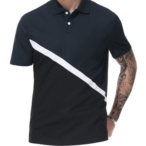 Venta al por mayor mejor precio de los hombres de poliéster de impresión personalizada Logotipo de manga corta unisex Hombres Polos Casual Polo camiseta - Product Image 4