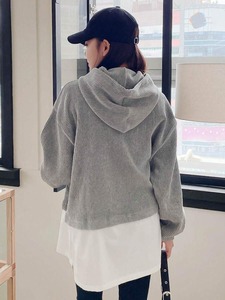 Sudadera con capucha de peso pesado con logotipo estampado de puff capucha de doble capa puños acanalados y dobladillo perfecto para minoristas de moda de calle - Product Image 2