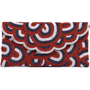 Bolso de hombro con cuentas rosa y negro bordado con cuentas de joyería artesanal llamativa con bondad elegante y estilo superior de MD HANDICRAFTS - Product Image 6