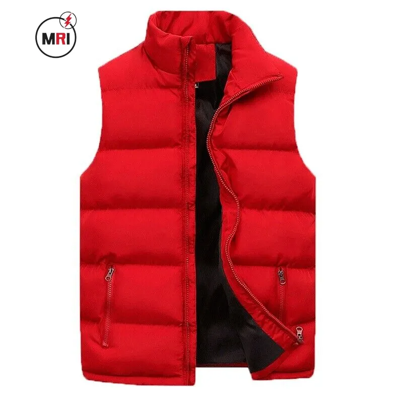 OEM Custom Wholesale Sleeveless Body warmer Winter Outerwear Down waist Coat Light Weight Men Quilted Padded Puffer Vest