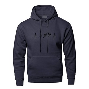 New Stylish Breathable Hoodies Men 100% Organic Cotton Casual Pullover <b>3D</b> Printed Design Premium Men's Hoodies - Product Image 3