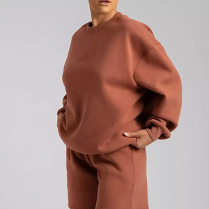 Custom Made <b>Men's</b> High Quality 100% Polyester Embossed Sweatshirt Oversized Crew Neck <b>Pullover</b> Plain Dyed <b>for</b> Winter - Product Image 6