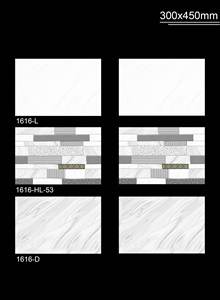 Azulejo de pared de madera de estilo 3D esmaltado Digital 30*45 12*18 300*450 cerámica para Interior y Exterior hogar 8mm azulejos de pared de cerámica de espesor - Product Image 2