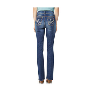 Pantalones Vaqueros Elásticos Ajustados para Mujer, Venta al por Mayor OEM, 2026, Buena Calidad, Moda, Pantalones de Mezclilla Azules para Mujer - Product Image 3