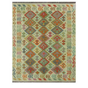 Tapis Kilim d'Afghanistan Maimana 197 X 155 cm Ensemble de tapis - Product Image 1