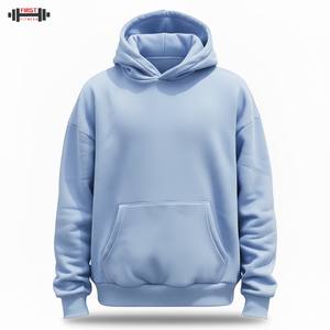 La mejor calidad Impreso Heavyweight 100% Algodón Regular Fit Sudadera con capucha de invierno sin cuerda Logotipo personalizado Sudadera con capucha de lana - Product Image 6