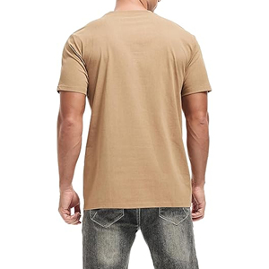 เสื้อยืดผู้ชายไซส์พิเศษระบายอากาศได้ดีกำหนดเอง100% ผ้าฝ้ายถักดีไซน์เรียบๆคุณภาพส่งออกจากโรงงานบังคลาเทศ - Product Image 2