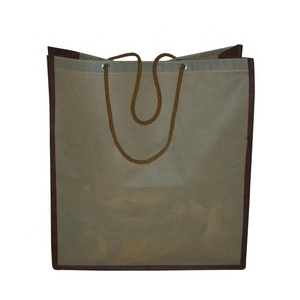 Wholesale Custom <b>Reusable</b> Shopping <b>Bag</b> Semi-Waterproof PP Non-Woven Grocery Tote <b>Bag</b> with Logo Print Cheap Promotional <b>Bags</b> - Product Image 1
