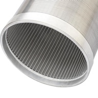 Filtre à puits en fil de cuivre de haute qualité en acier inoxydable 304, personnalisé pour la filtration des puits d'eau