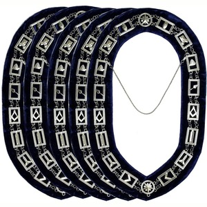 Vente en gros de tablier de rite écossais brodé à la main en 3D, conçu sur mesure, avec col, accessoires en tissu très vendus - Product Image 6