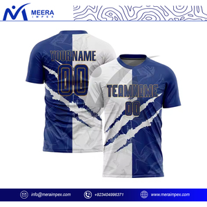 ชุดเสื้อฟุตบอลผู้ชายแบบพรีเมียมสั่งทำพิเศษ แขนสั้น แห้งเร็ว ระบายอากาศได้ดี ชุดกีฬาสำหรับฝึกซ้อม ขายส่ง - Product Image 4