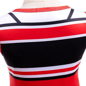 Uniformes de Animadoras Personalizados de Último Diseño, Unisex, de Poliéster, con Sublimación e Impresión, con Pedrería, de Alta Calidad - Product Image 5