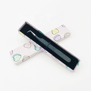 อุปกรณ์ต่อขนตาแบบปลายแหลมทำจากสเตนเลสทนทานจับเพชรสีดำ90องศา - Product Image 6