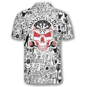 เสื้อเจอร์ซีย์ลูกดอกแบบระเหิดประสิทธิภาพสูงสำหรับผู้ชายชุดกีฬามีลายพิมพ์โลโก้ตามสั่งสำหรับทีม - Product Image 6