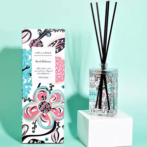 Sang Trọng Tùy Chỉnh Nhãn Hiệu Riêng Bao Bì Hộp Mây Thanh Chai Thủy Tinh Reed Khuếch Tán Với Hương Thơm Tự Nhiên Tinh Dầu - Product Image 3