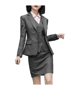 Precio de fábrica directo Traje de negocios 3 piezas Traje DE OFICINA DE LUJO Mujeres Boda Vestido formal Traje de negocios estándar 2026 - Product Image 3