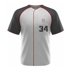 Customized Logo <b>Light</b> Weight Breathable Baseball Uniform Oversized Cheap Price Wholesale Baseball Uniform For Unisex - Product Image 2