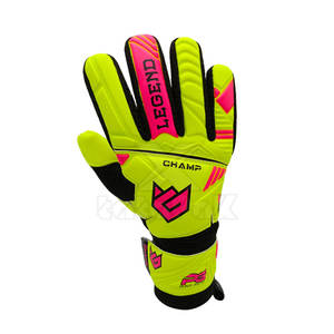 Venta al por mayor guantes de portero de cuero profesional dedo completo diseño impermeable para adultos jóvenes precio de fábrica para el entrenamiento - Product Image 4