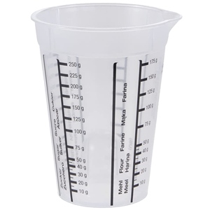 Misurino per Piccole Quantità, con Cono di Misurazione Interno, 250 ml, Mario, Trasparente/Nero - Product Image 3