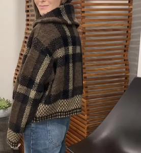 Veste polaire respirante pour femme avec passepoil, poches à rabat, extérieur en cuir véritable, haute qualité, pour usage extérieur MS-JS-0079 - Product Image 4