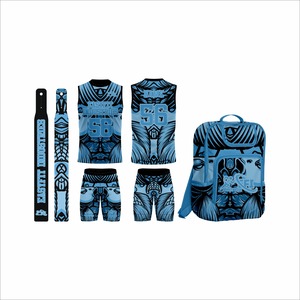 Uniformes de football américain personnalisés pour hommes EasyFit Industries en gros, kits de football américain 7v7, 100% polyester respirant à séchage rapide - Product Image 2
