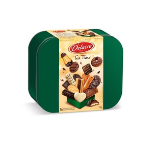DELACRE-Biscuits sablés Tea Time-Boîte de 400g pour les pauses gourmandes de qualité supérieure-Lot de 3-Vendu par paquet - Product Image 5