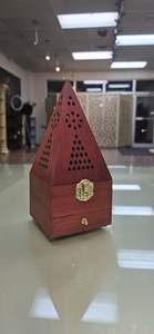 Hand Carved Wooden <b>Bakhoor</b> <b>Burner</b> Premium Luxury Wooden <b>Bakhoor</b> <b>burner</b> Arabic Incense <b>Burner</b> for Home Decor and Incense - Product Image 2