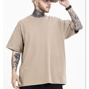 เสื้อยืดผ้าฝ้าย100% โอเวอร์ไซส์ลายกราฟฟิกวินเทจสำหรับ DTG เสื้อยืดซักกรดลายพิมพ์ลายตามสั่งสำหรับผู้ชาย - Product Image 1