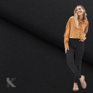 97% Cotton 3% Spandex Breathable Carded Yarn Fabric <b>Washed</b> Stretch <b>for</b> Dresses Suits Costumes Sportswear Lightweight - Product Image 1