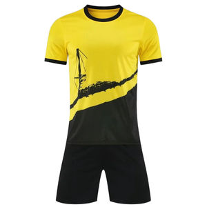 Venta al por mayor de alta calidad uniformes de fútbol por encargo nuevo diseño equipo de deportes sublimación conjunto de uniformes de fútbol - Product Image 2