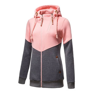 Sudadera con capucha ajustable para mujer, de secado rápido, transpirable, estilo casual de invierno, tela de poliéster/algodón, logotipo personalizado, venta al por mayor, la mejor - Product Image 2