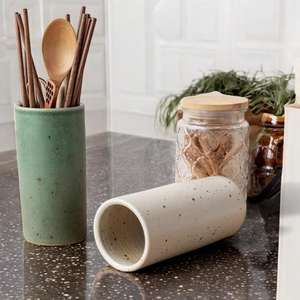 Reposacucharas de Cerámica Ecológico Resistente a Altas Temperaturas |   Porta Utensilios de Cocina Apto para Lavavajillas y Horno |   Apto para microondas - Product Image 3