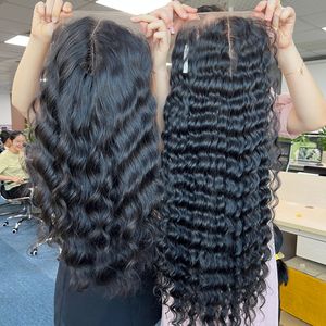 Vendedores de cabello vietnamita Ivirgo, cabello virgen crudo 13x6, pelucas frontales, estilo ondulado brasileño, trama de piel, cabello humano de alta calidad - Product Image 1