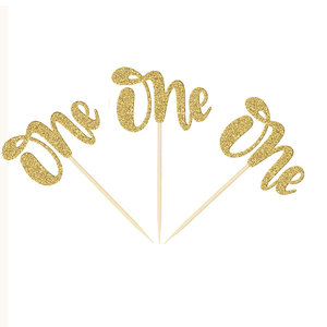 หนึ่งแพ็คบุแต่งหน้าคัพเค้กประกายทอง20ชิ้นสำหรับตกแต่งงานเลี้ยงวันเกิดสำหรับการฉลองเด็กชายและเด็กหญิง - Product Image 3