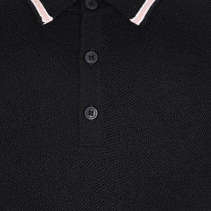 Polo de poliéster 100% de secado rápido unisex con logotipo personalizado bordado, uniforme de trabajo de golf deportivo, tela de lona - Product Image 3