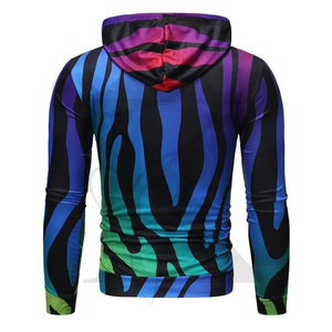Sudadera con capucha térmica personalizada de poliéster 100% para hombre, Sudadera ligera de moda de alta calidad con logotipo personalizado - Product Image 3