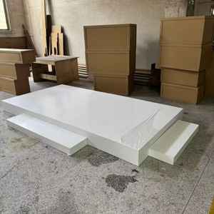 พื้นเวทีแบบพกพาสำหรับงานแต่งงานสีขาวเหมือนฝันสำหรับงานปาร์ตี้วัสดุโลหะทำจากไม้ - Product Image 1