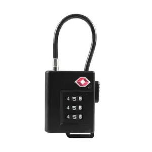 ABS Security Lock 3 Digit Combo TSA Approved For Travel Gym And School Use Ensures Safety For Luggage Lockers And Bags