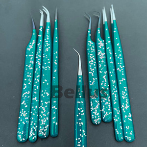 Pince à épiler professionnelle antistatique tout-en-un en acier inoxydable pour les fans de volume 3D Maquillage de beauté - Product Image 6