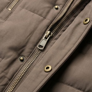 Quality <b>Men's</b> Parka Jacket Winter Cold Weather Stand Collar Puffer Waterproof Windproof Front Logo Thermal Insulated Outerwear - Product Image 4