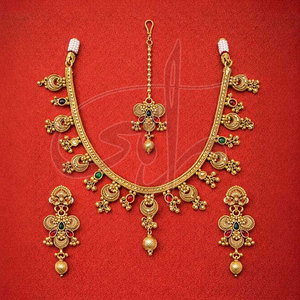 Juego de Joyería Clásica Chapada en Oro para Compromiso, Fiesta y Boda con Piedras con Patrones para Mujer - Product Image 5