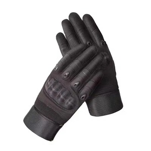 Algodón profesional de alta calidad Real suave dedo completo corto polar forrado guantes de bicicleta guantes tácticos de cuero Pakistán para adultos - Product Image 5
