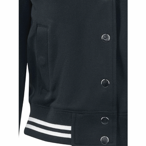 Custom Logo Woven Baseball Jacket | Wholesale Women's Varsity Jacket 100% Wool | <b>Windproof</b> Winter Outdoor College Style Street - Product Image 3