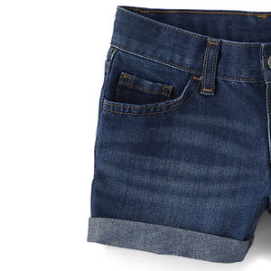 Short en jean décontracté personnalisé pour hommes, haute qualité, séchage rapide, respirant, tricoté, tissage de rue, motif uni, grande taille - Product Image 5