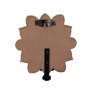 Porte-bougie mural en bois à motif floral pour la décoration de la maison, étagère de couloir, présentoir, organisation de fête et accent d'intérieur en provenance d'Inde - Product Image 5