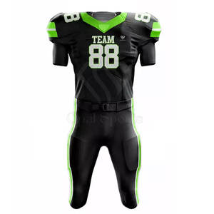 Service OEM Nouvelle conception de l'uniforme de football américain respirant à manches courtes à bas prix - Product Image 2