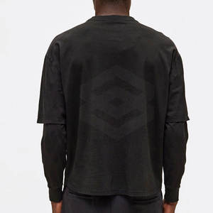 Camiseta de doble capa para hombre de último diseño de alta calidad a la venta 2025 camisetas casuales de estilo clásico a la venta en línea - Product Image 5